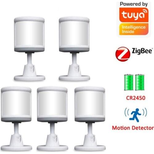 Tuya ZigBee Smart PIR Motion Sensor Human Body Sensor Detector Home Alarm System Wireless 2.4GHz Motion Sensor Tuya Smart Life