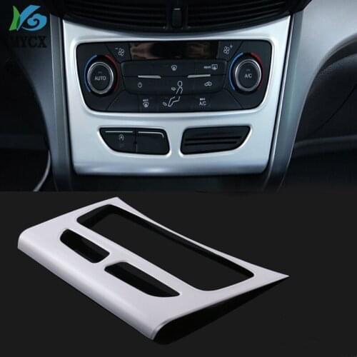 FOR FORD ESCAPE KUGA 2017 2018 AC A/C Warning Light Dashboard Switch Panel Center Console Cover Trim Bezel Molding
