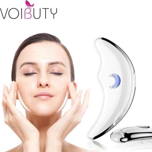 Electric Face Body Muscle Massage Device Facial Skin Lifting Massager Anti-aging Wrinkle Removal Machine Scrapin Tool
