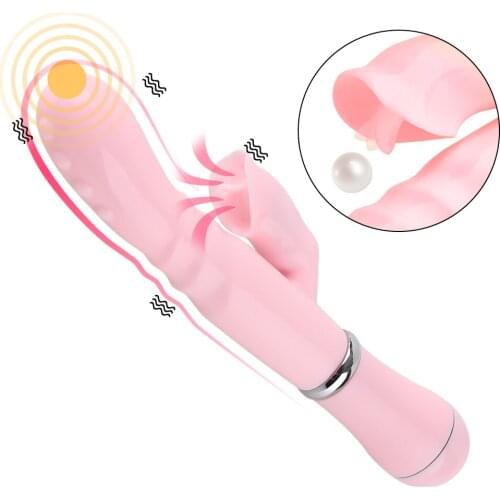 Tongue Dildo Vibrators 12 Speed G Spot Clitoris Stimulator Dildo Vibrator Sex Toys Vibrating Vaginal Massager Adult Erotic Toys