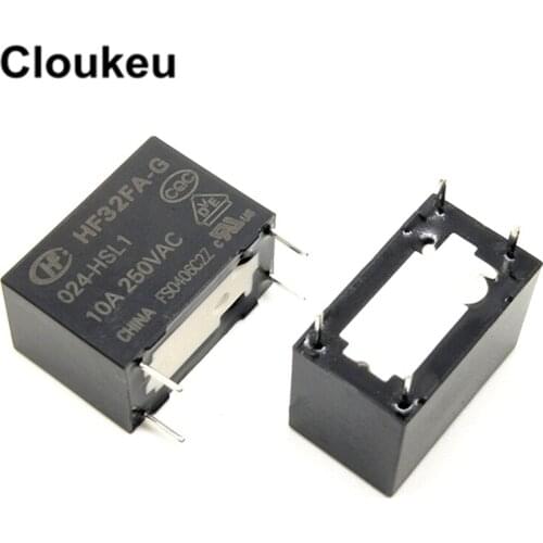 HF32FA-G-024-HSL1 24V 10A Relay DIP4