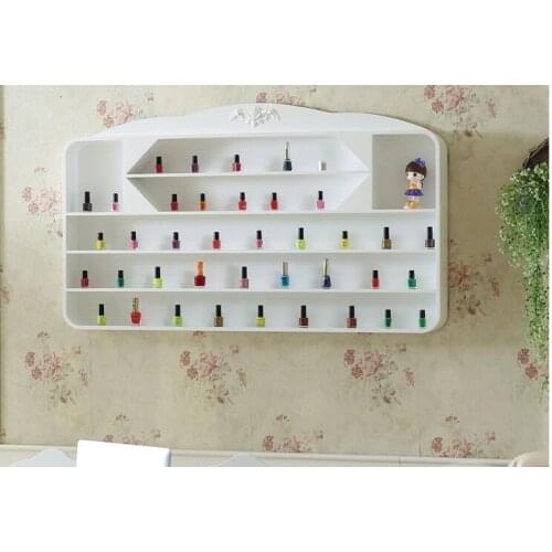 Nail Polish Wall Nail Polish White Cosmetic Display Nail Beauty Nail Shop Wall Partition