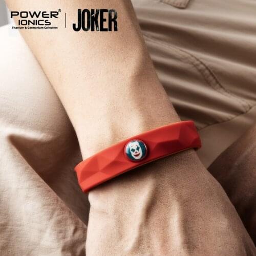New Power Ionics JOKER 3000ions/cc 4IN1 Anion Titanium Germanium Health Sports Fashion Bracelet Wristband DC Free Lettering