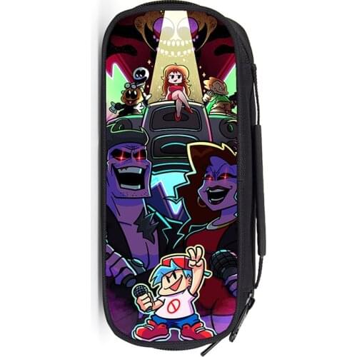 New Game Friday Night Funkin Pencil Bags Student Multifunction Pencil Case Boy Girl Zipper School Supplies Sotrage Bags