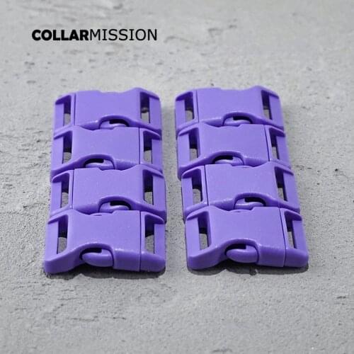 Plastic release buckles for DIY dog collar luggage outdoor backpack strap belt webbing 20mm heliotrope CK20SJ18