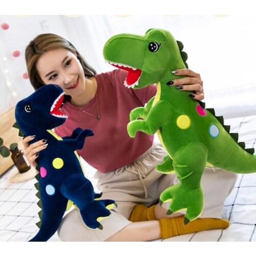 45-60cm popular Tyrannosaurus Rex plush toy doll large wave point dinosaur doll children birthday gift