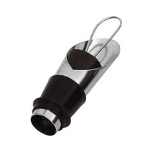 Wine Stopper Pourers Stainless Steel Wine Funnel Bottle Pourer Storage Sealed Plug Cap Bar Tools LX6895