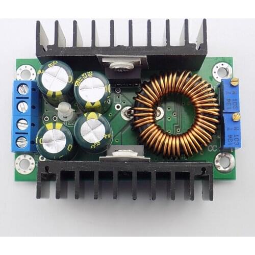 DC-DC Adjustable Power supply Module with LED Indicator CC CV Buck Converter Step-down 7-32V to 0.8-28V 12A 300W Module Board