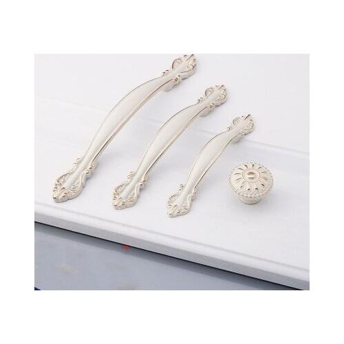 2pieces American StyleCabinet Handles Solid Aluminum Alloy Kitchen Cabinet Drawer Handles Knobs Furniture Handle Hardware