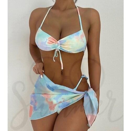 Sexy Bikini Womens Swimwear 2021 Swimsuits Bathing Suit Women Biquini Plus Size Maillot De Bain Femme Monokini Tankini