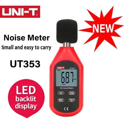 UNI-T UT353 Sound Level Meter Noise Measuring Instrument db Meter 30~130dB Mini Audio Decibel Monitor