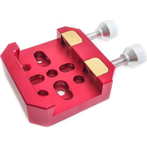 Vixen Red Dovetail Saddle Mount Platform Dual Clamp Metal Middle Size Astronomy Telescopes guidescope install Accessories Plate