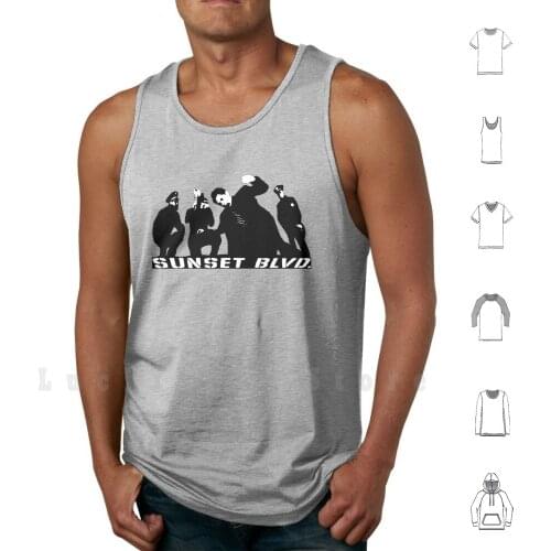 Sunset Blvd tank tops vest 100% Cotton Bernat Natbern Sunset Boulevard Blvd Billy Wilder Gloria Swanson Cecil De Mille