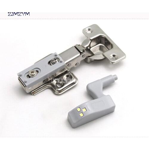 1pc LED Sensor Light Universal Kitchen Bedroom Living Room Cabinet Cupboard Induction Closet Wardrobe Inner Hinge Light Lamp
