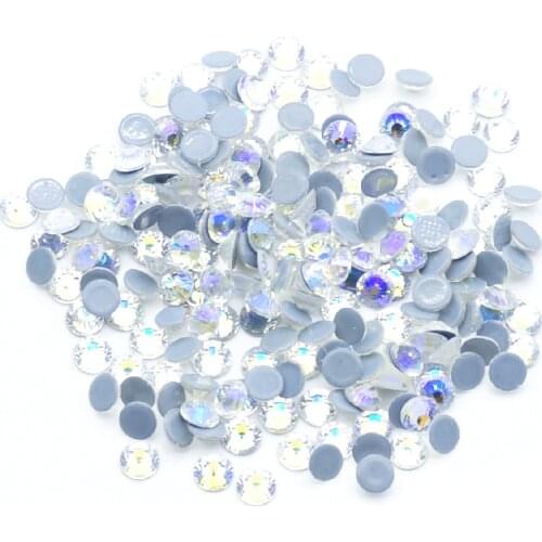 2028 Crystal Moon Night hotfix rhinestones Moonlight flatback crystal hot fix stones strass glitter for needlework clothes