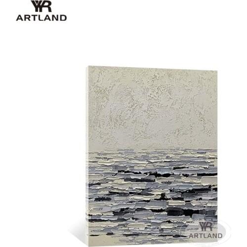 Abstract painting poster nordic for home wall decoration Hand drawn acrylic oil painting on canvas for living room bedroom sofa