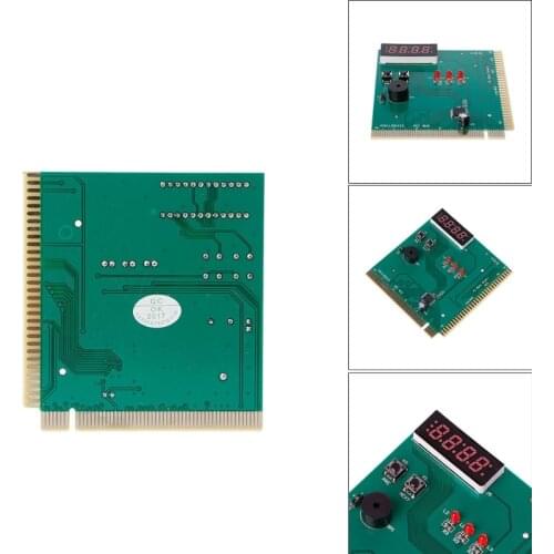 BGEKTOTH High Quality 4-Digit PC Analyzer PCI & ISA Motherboard Analyzer Diagnostic Display 4-Digit Computer Debug Post Card