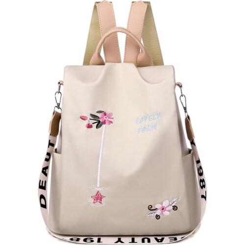 Clyine Women's Backpacks With Embroidery