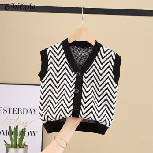 Kids Boys Vest Autumn Winter Warm Vest For Children 2-6Years Baby Girls Cute Cartoon Waistcoat Cotton Padded Outerwear