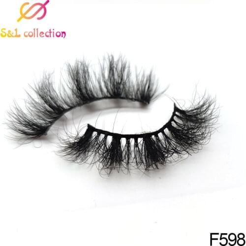 Long Natural False Eyelashes Thick Faux Mink Lashes Eyelash Extension Supplies Fully 5D mink lashes wholesale