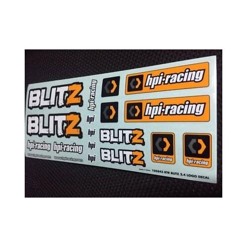 HPI Racing Savage FLUX 4.6 5.9 5B 5SC /10 1/8 1/5 RC Crawler Car DIY Sticker 1pc