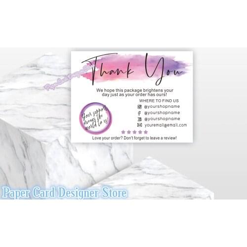 Customized Business Thank You Card Template, Thank You Cards Business, Editable Business Thank You Card Printable