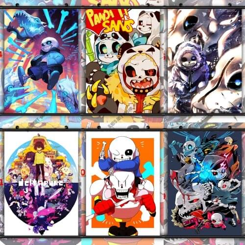 Canvas Painting Wall Art Undertale Sans Anime Nordic Home Decoration Posters and Prints Pictures Living Room Decor Wall Decor