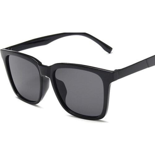 New trendy classic retro sunglasses men square simple sunglasses fashion personality street shooting driving casual wild glasses