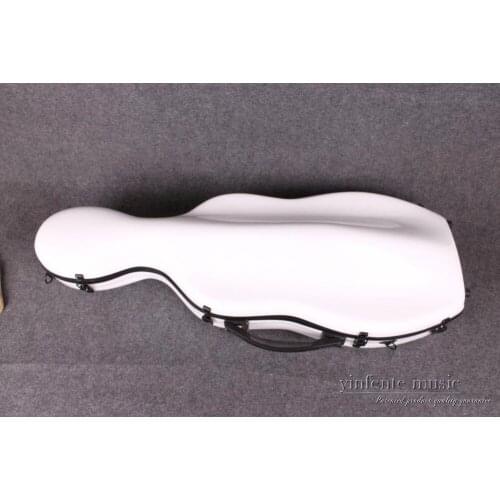 New white Viola Case 16" Mixed carbon fiber durable strong High quality Dropshipping Wholesale 1 pcs
