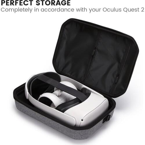 Carrying Case with Strap for Oculus Quest 2 VR Headset Storage Bag EVA Protable Box For Oculus Quest 2 Bag VR Accessories