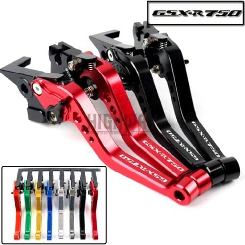 Motorcycle Brake Handle Bar Lever CNC Aluminum Short Adjustable Brake Clutch levers For Suzuki GSXR 750 GSXR750 1996-2003