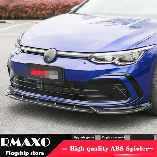 For VW golf 8 Front shovel Body kit spoiler 2020-2021 Golf 8 GTI R D-F ABS Rear lip rear spoiler front Bumper Diffuser Protector