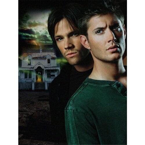 Supernatural DIY 11CT Embroidery Cross Stitch Kits Craft Needlework Set Cotton Thread Printed Canvas Home Wholesale