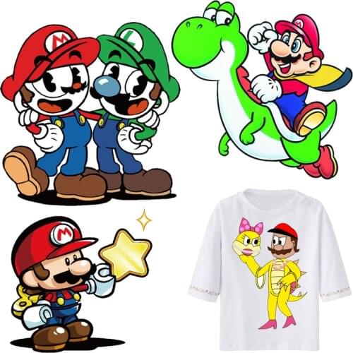 Anime Boy Patches Thermal Stickers on Clothes Iron-on Transfers for Clothing Thermoadhesive Patch Diy Ironing Applique Stripes