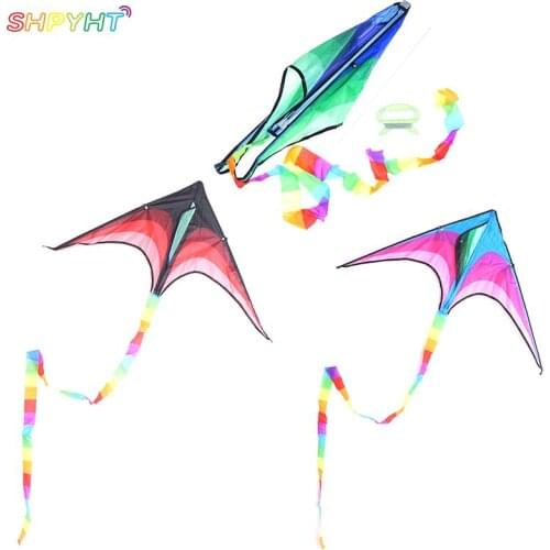 2021 Large Delta Kite For Kids And Adults Single Line Easy To Fly Kite Handle Include 1x Small grassland kite and 30M kite line