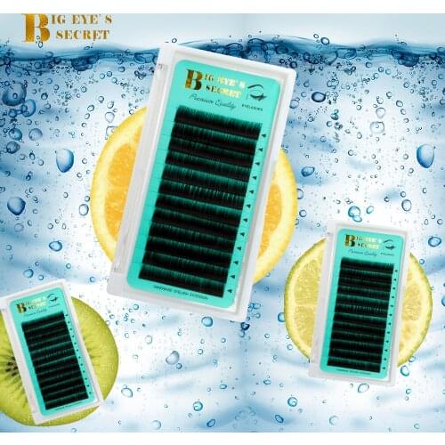 BES High Quality Individual Lashes Extension J B C D L Curl Faux Mink Eyelashes Extension Volume Easy Fans Classic Sinlge Lashes