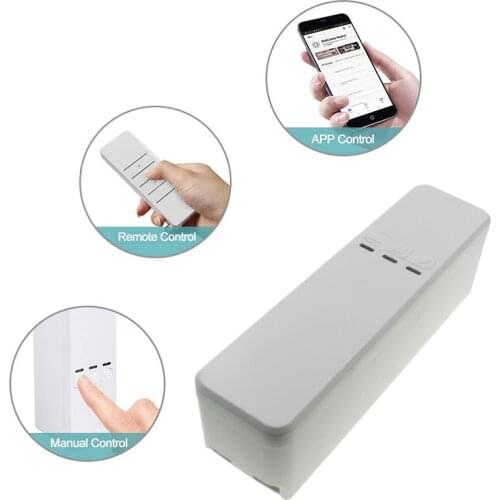 Chargeable WiFi Roller Shade Driver DIY Roller Shutter Motor Tuya/Smart Life APP Voice Control Work With Alexa Google Assistant
