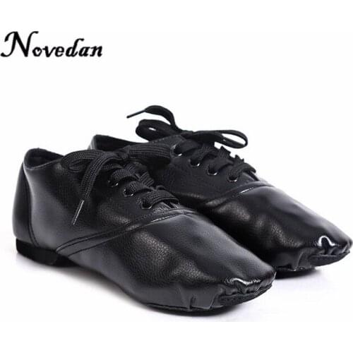 Womans PU leather Jazz Dance Shoes Lace Up Boots For Adult Woman Girls Practice Yoga Shoes Soft and Light Weight Jazz Boots
