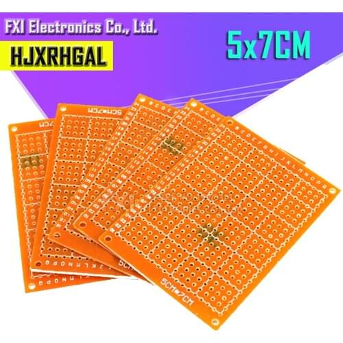 10Pcs 5x7cm 5*7 new Prototype Paper Copper PCB Universal Experiment Matrix Circuit Board igmopnrq