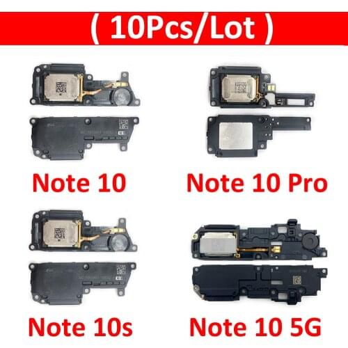 10pcs/Lot, Loud Speaker Ringer For Xiaomi Redmi Note 9 9s Pro Ringer Buzzer Flex Cable Replacement