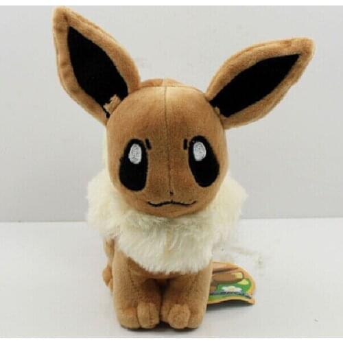 15Pcs/Lot 20CM High quality Pokemon Eevee Plush Doll Soft Toys