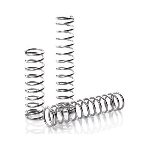 2pcs wire diameter 1.5mm outer diameter 12mm stainless steel compression springs contraction return spring 60mm-100mm length