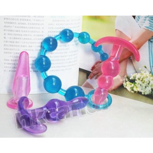 4pcs anchor Butt Plug Vibrator Adult Anal Bullet Stimulating sex Toys Sets backyard sexy nightlife unisex couple sex game
