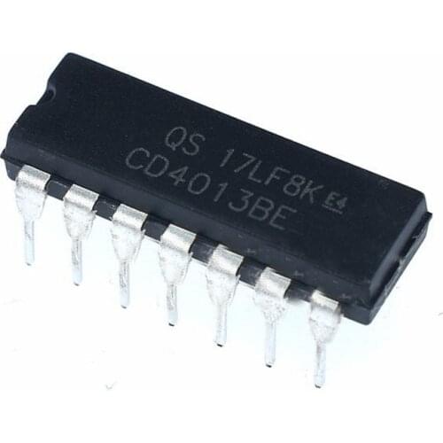 20pcs/lot new CD4013 CD4013BE DIP-14 preset and reset trigger/logic chip