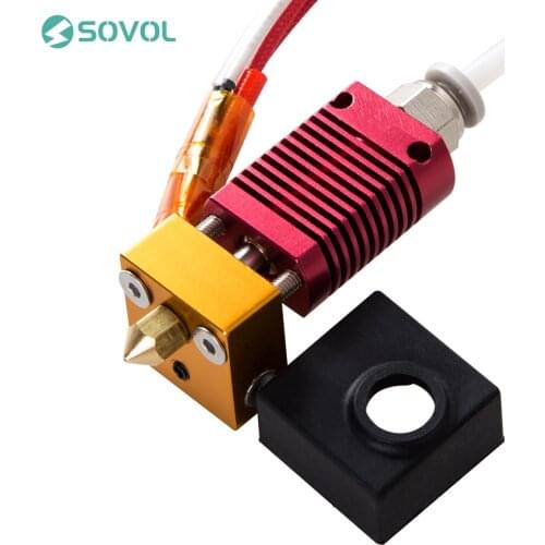 CREALITY Assembled 1.75mm Extruder 0.4mm Nozzle Hotend kit Aluminum Heat Block for 3D Printer Ender-3/Ender-3 Pro/CR-10/CR-10S