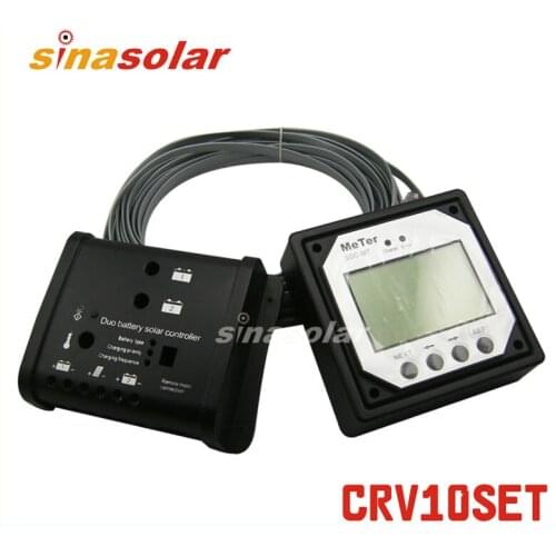 Dual 10A 12V/24V Solar Charge Controller/Regulator For Caravan