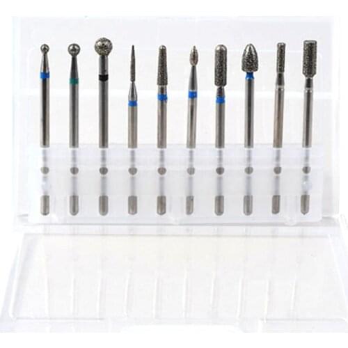 Nail Art Tools Accessories Milling Drill Manicure Care Polish File Bits Set Useful Tools Remove Cuticle Cleaner Multifunctional