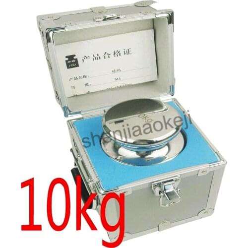 F1 Grade Weight calibrator 10kg Stainless Steel Digital Scale Calibration Weights Kit Set Weight calibration