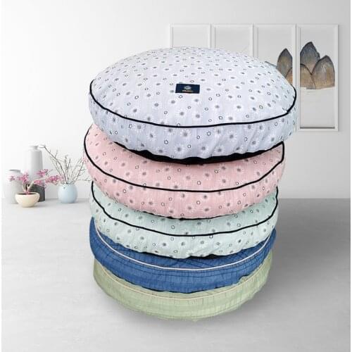 Round Orthopedic Pet Sofa Bed - Dog, Cat or Puppy Memory Foam Mattress Comfortable Couch for Pets with Removable Washable Cover