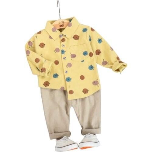 Children Spring Autumn Cotton Clothes Baby Boys Jacket Pants 2Pcs/sets Infant Out Kid Fashion Toddler Casual Clothing Tracksuits